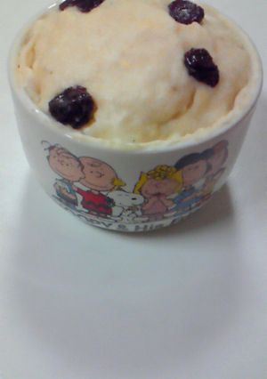 ﾚﾝｼﾞで簡単!蒸しﾊﾟﾝ(ﾊﾞﾅﾅ)-レシピのメイン写真