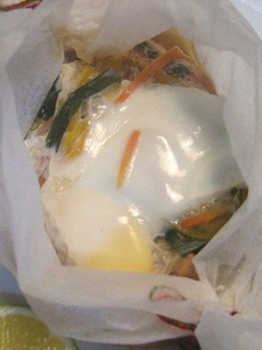 ヘルシー料理 サーモンの野菜たっぷり蒸し-レシピのメイン写真