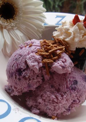 紫芋のアイスクリーム-レシピのメイン写真