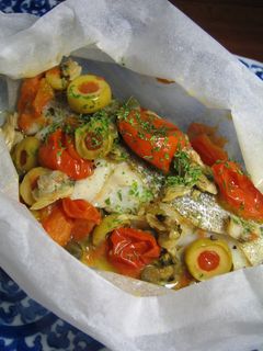 お魚のレンジ蒸しアクアパッツァ風-レシピのメイン写真
