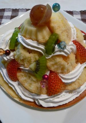 フルーツたっぷり♪ミニケーキツリー-レシピのメイン写真