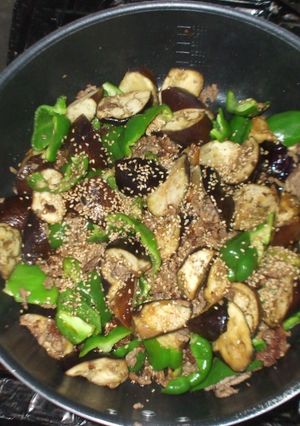 なす豚ひき肉生姜焼き♪簡単やわらかい-レシピのメイン写真