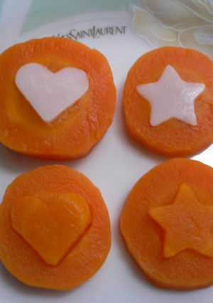 型抜きニンジン☆キャラ弁-レシピのメイン写真