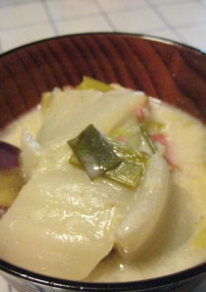 さつまいもと白菜のシチュー-レシピのメイン写真