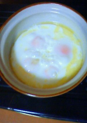 我が家の冬の定番！土鍋目玉焼き-レシピのメイン写真