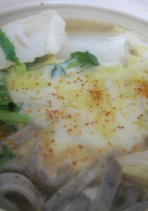 あったか焼きごまチーうどん-レシピのメイン写真