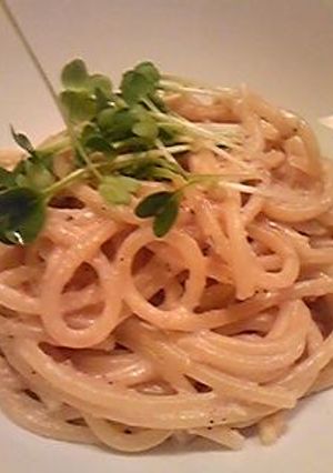 簡単！『クリームチーズとたらこのパスタ』-レシピのメイン写真