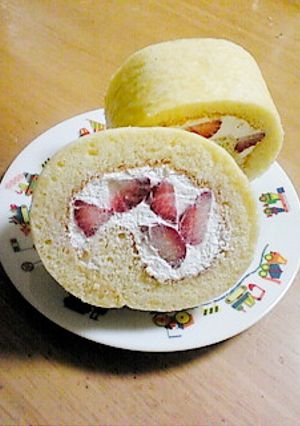 ♪ふわんふわん?しっとり?ロールケーキ♪-レシピのメイン写真