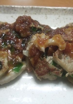 レンコン豚の餃子バーグ-レシピのメイン写真