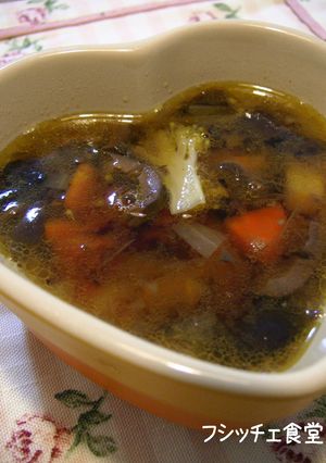 ドライトマトの野菜スープ-レシピのメイン写真