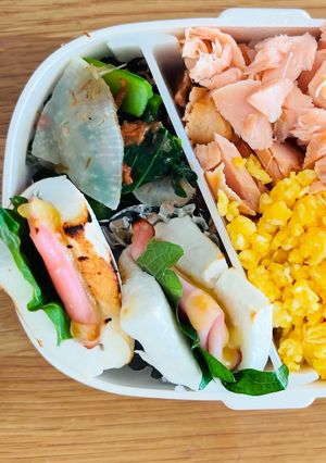 お弁当に☆白はんぺんのハムチーズサンド-レシピのメイン写真