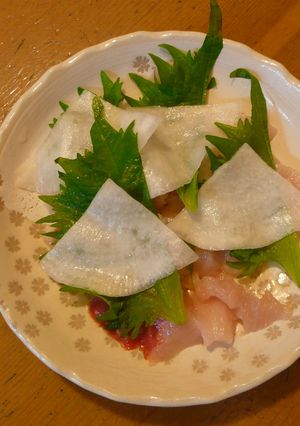 ぶりの千枚漬はさみ-レシピのメイン写真