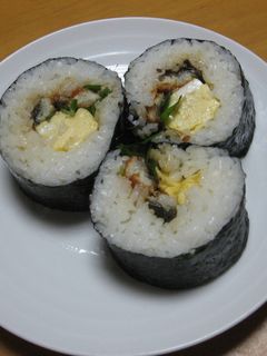 お弁当に入れたうなぎ巻き寿司-レシピのメイン写真