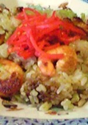 海老レタス炒飯-レシピのメイン写真