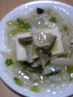 豆腐のきのこあんかけ-レシピのメイン写真