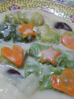 ロール白菜のクリーム煮♪ノンオイル中華-レシピのメイン写真