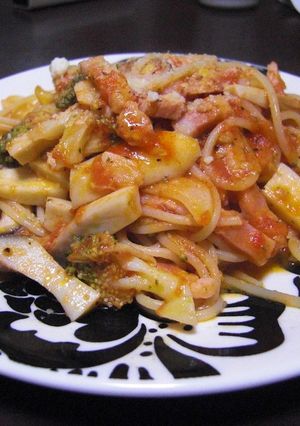 トマトソースパスタ-レシピのメイン写真