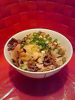 焼き肉炊き込みご飯♪-レシピのメイン写真