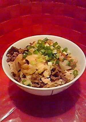 焼き肉炊き込みご飯♪-レシピのメイン写真