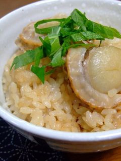 帆立のバター醤油、炊き込みご飯-レシピのメイン写真