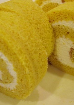 ローズ家のかぼちゃロールケーキ-レシピのメイン写真
