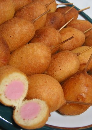 ﾎｯﾄｹｰｷﾐｯｸｽのﾐﾆﾐﾆﾄﾞｯｸ-レシピのメイン写真
