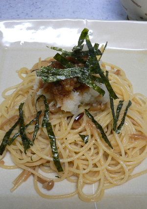 なめたけガーリックペペロンチーノ☆パスタ-レシピのメイン写真