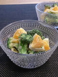 ブロッコリーとゆで卵のオイマヨサラダ-レシピのメイン写真