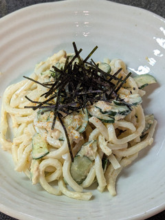 さっぱり旨!みかんだしのうどんサラダ-レシピのメイン写真