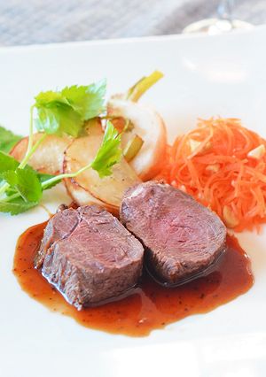 エゾシカのもも肉のロースト♪-レシピのメイン写真