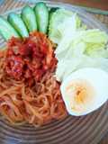 激辛！！ホントに美味しい、汁なし韓国冷麺