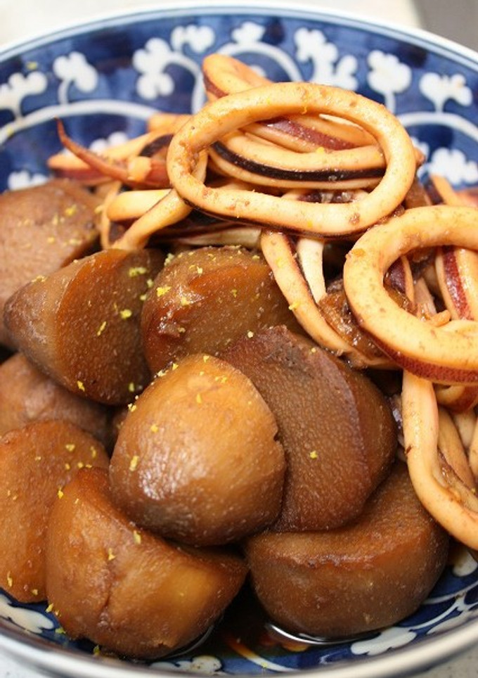 イカ好きに捧げるイカと里芋の煮物-レシピのメイン写真