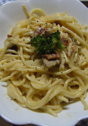 初心者の簡単♪パスタ　カルボナーラ♪-レシピのメイン写真
