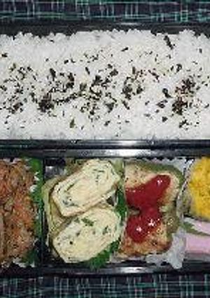 今日のお弁当２００３／５／９-レシピのメイン写真