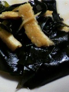 わかめと油揚げのさっと煮-レシピのメイン写真