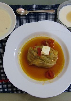 クリームチーズde美味しいロールキャベツ-レシピのメイン写真