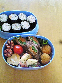 「お弁当…えびの香草チーズ焼き」-レシピのメイン写真