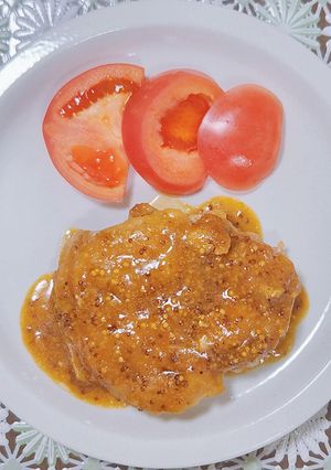 ハニーマスタードチキン焼き-レシピのメイン写真