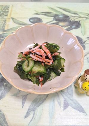 ♡釜揚げ桜エビの酢の物♡-レシピのメイン写真