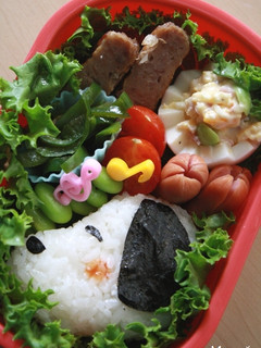 キャラ弁✿1分deスヌーピーおにぎり-レシピのメイン写真