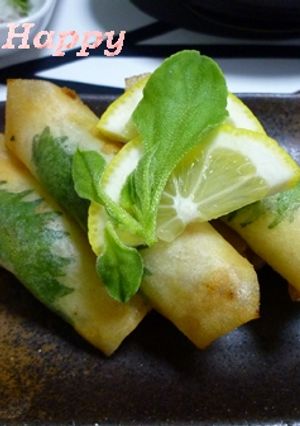 鶏肉と大葉の春巻き-レシピのメイン写真