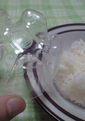 ペットボトルのリサイクル☆【型抜きご飯】-レシピのメイン写真