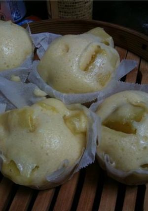 一手間で美味！さつまいも蒸しパン-レシピのメイン写真
