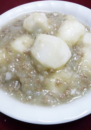 ひき肉と大根おろしであんかけの里芋煮-レシピのメイン写真
