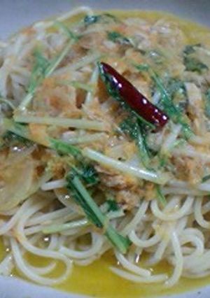 ツナキャロットペペロンチーノ-レシピのメイン写真