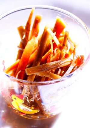レンジで簡単お弁当用きんぴらごぼう-レシピのメイン写真