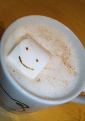 うちカフェ☆キャラメルホットミルク-レシピのメイン写真