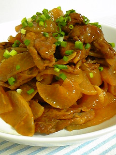 簡単 スタミナ 大根と豚のカレー炒め-レシピのメイン写真