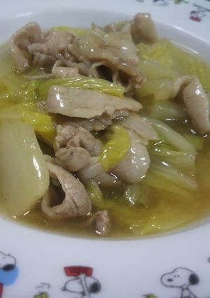 簡単！白菜と豚肉の中華風うま煮-レシピのメイン写真