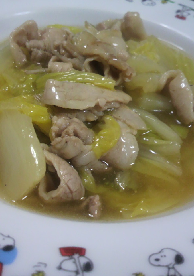 簡単！白菜と豚肉の中華風うま煮-レシピのメイン写真
